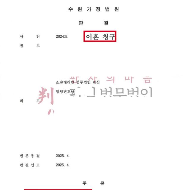 [이혼성립] 이혼 원고 | 집 나간 아내와 그 형제들에게 시달린 남편의 이혼 청구 사건, 성립